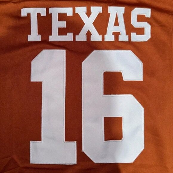 Mens Youths Optional Item For Arch Manning Stitched Orange Jersey Vapor - Picture 4 of 9